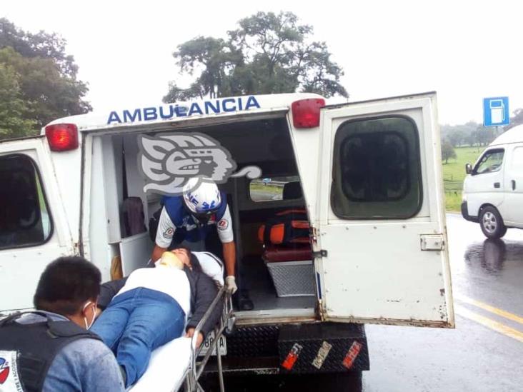 Reportan Tres Lesionados Tras Choque De Dos Autos En Tramo Xalapa Las Vigas