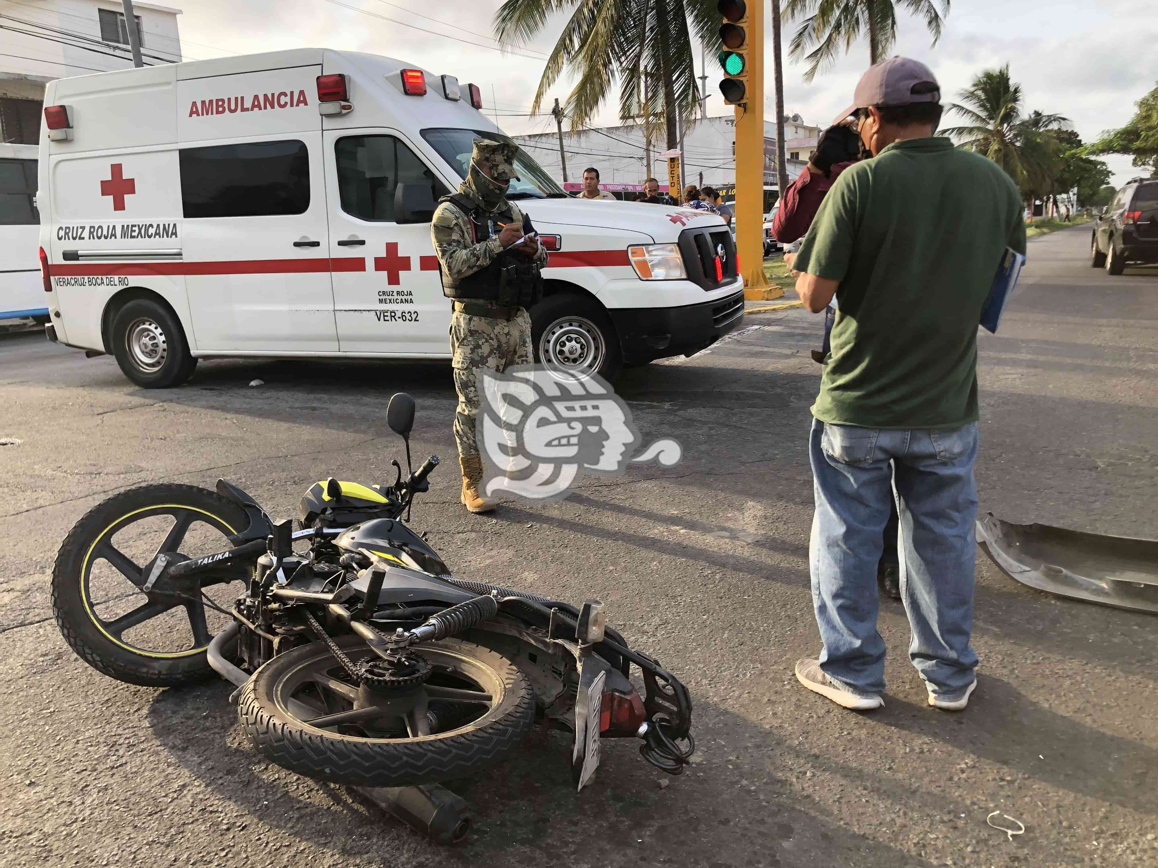 Choque Deja Una Persona Lesionada En Calles De Veracruz