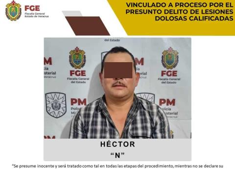 Lo detienen y vinculan a proceso por lesiones dolosas en Córdoba