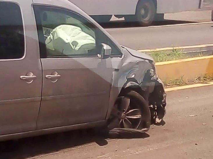 Se Impactan Camionetas Por Alcance Sobre La Carretera Veracruz Xalapa