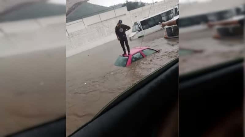 Ecatepec Bajo El Agua Tromba Genera Inundaciones Video