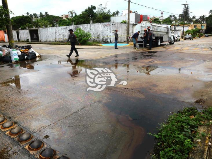 Se Registra Peligroso Derrame De Aceite En Coatzacoalcos