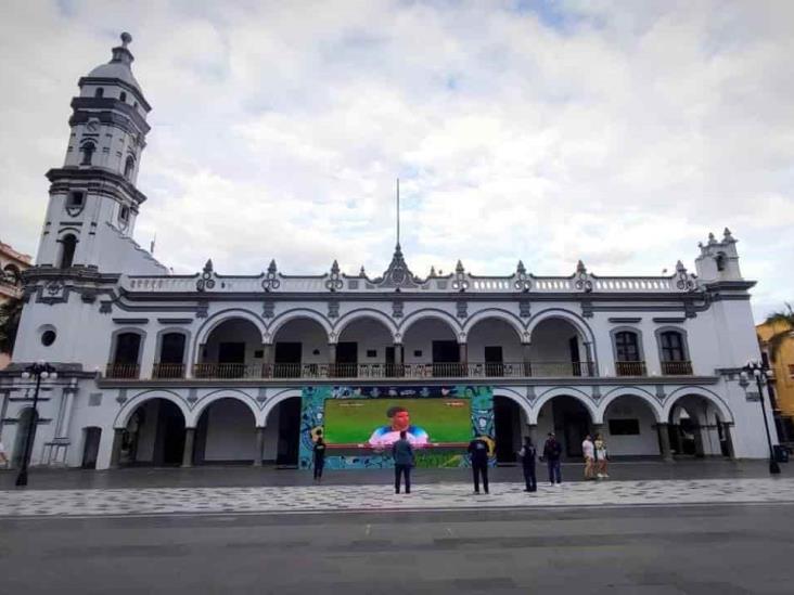 Colocan Pantalla Gigante En Z Calo De Veracruz Por Mundial