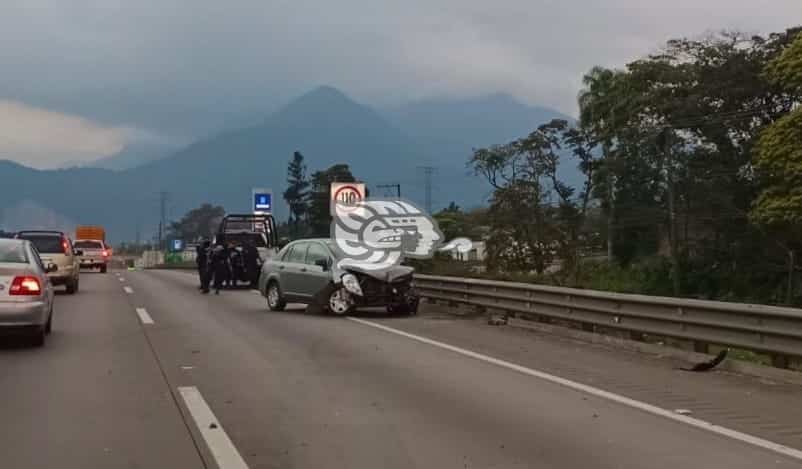 Accidente en la autopista Córdoba Puebla genera movilización policiaca