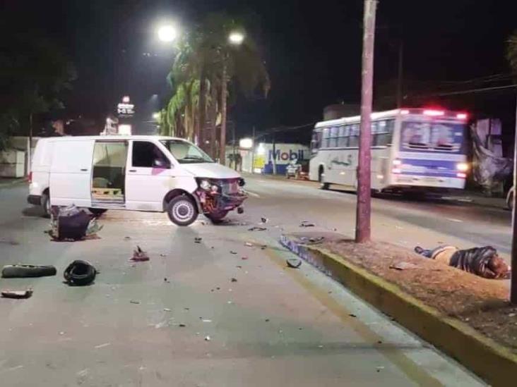 Motociclista muere tras impactar contra camioneta en Córdoba