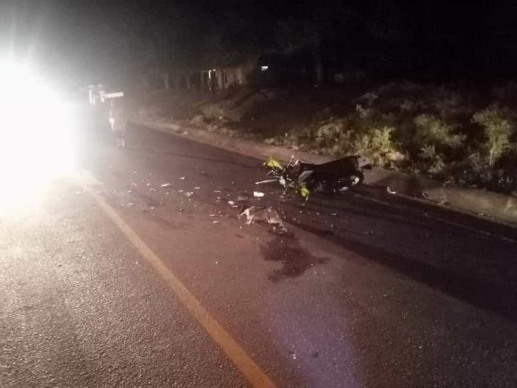 Muere motociclista en Martínez de la Torre