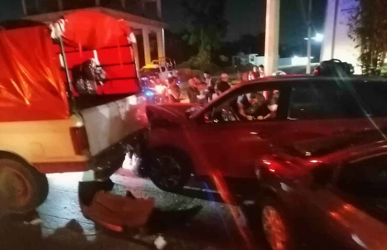 Tres Lesionados Deja Choque De Autos En La Carretera Las Trancas Coatepec