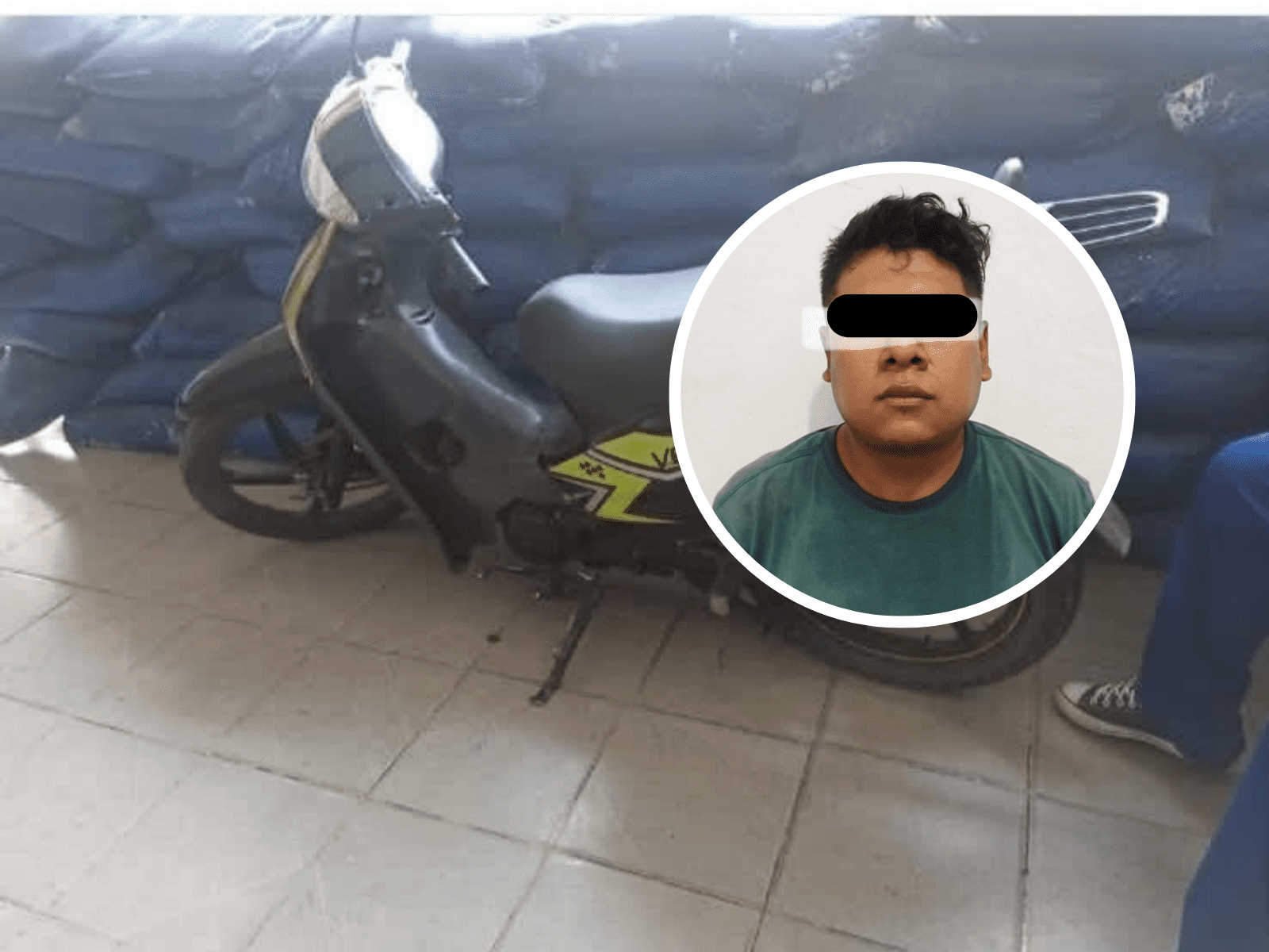 Detienen a presunto ladrón y asaltante en Carlos A Carrillo