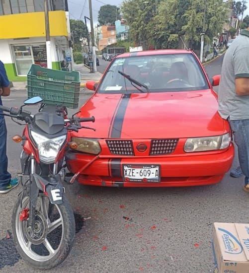 Chocan Motociclistas Y Resultan Lesionados En Xalapa