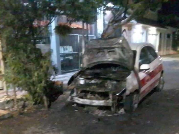 Taxista Se Queda Dormido Y Se Le Incendia Unidad En Veracruz