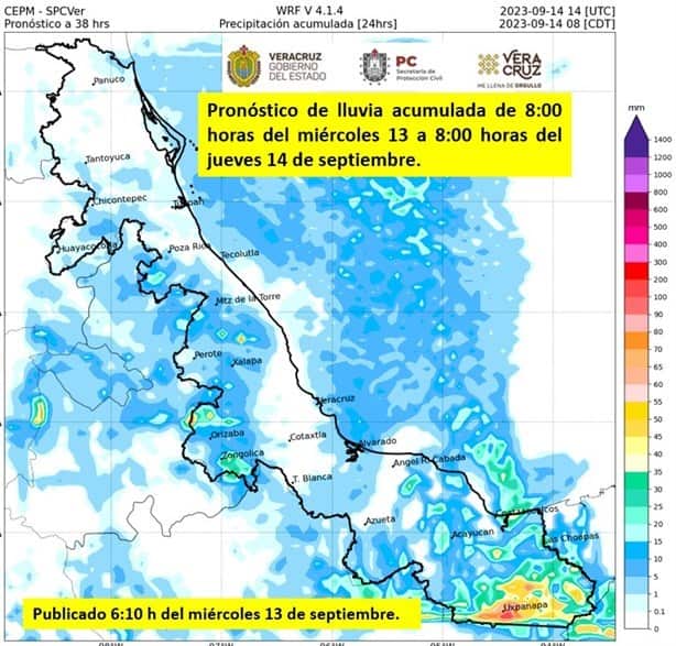 Así estará el clima en Xalapa este miércoles 13 de septiembre