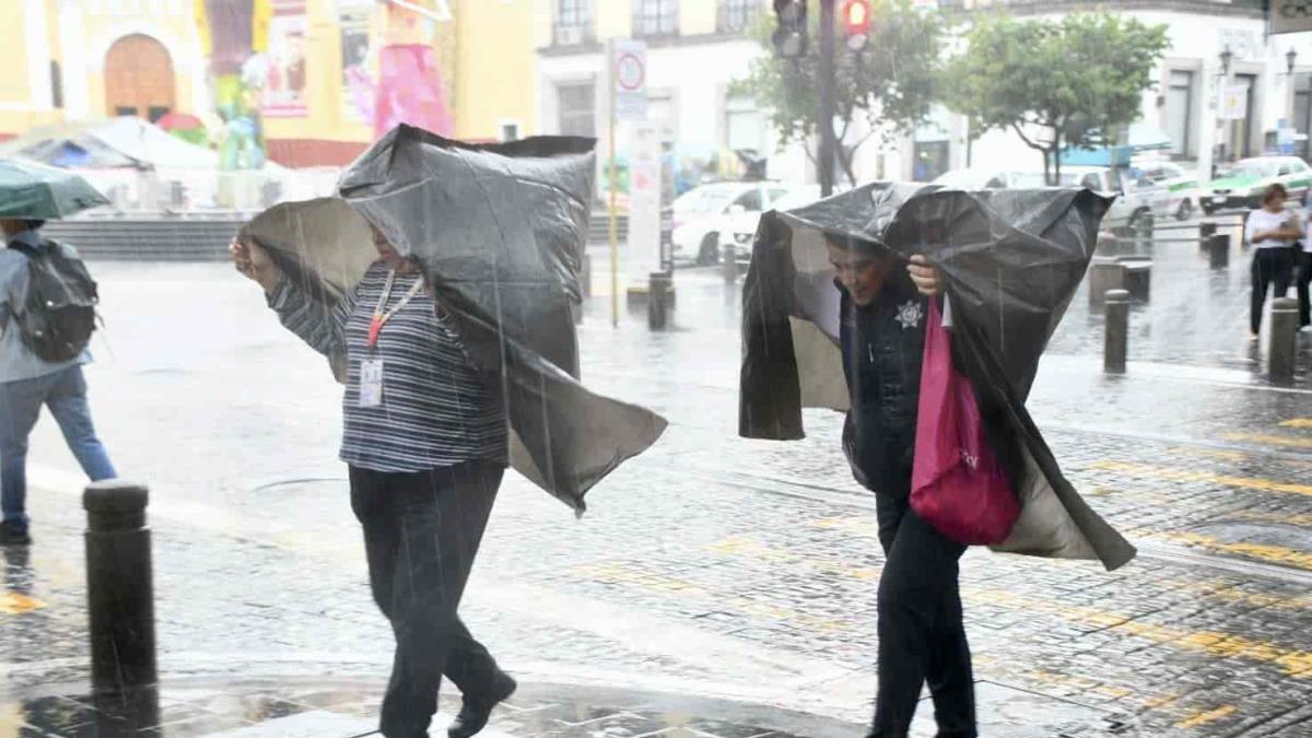 Sacaste tu paraguas Frente frío 8 provoca aguacero en Xalapa