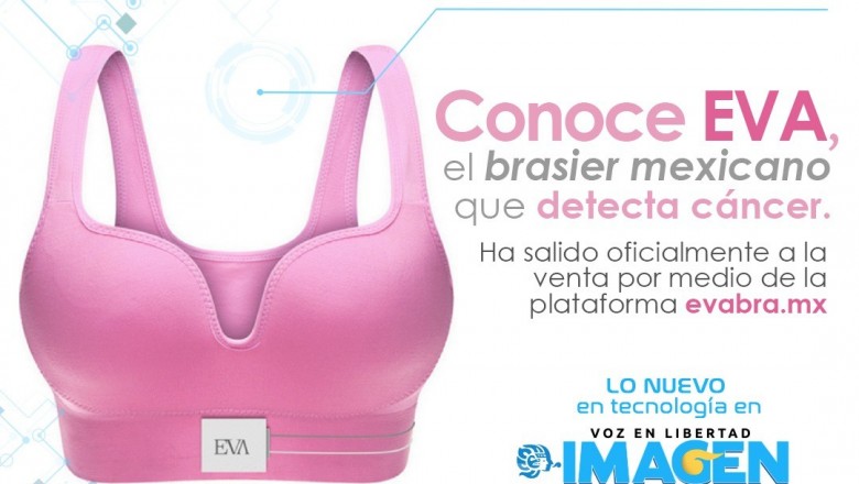 Mexicano crea brasier que detecta el cáncer de mama