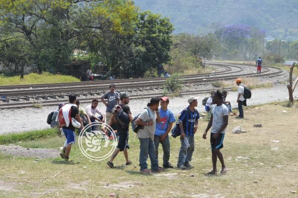 Se reactivó flujo de migrantes por el centro de Veracruz