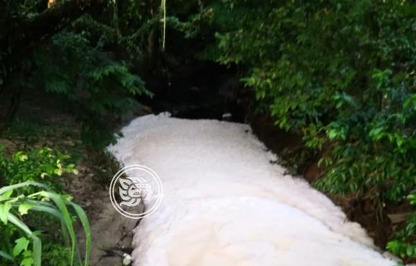 Reportan contaminación en arroyo Chichigapa de Ixhuatlán