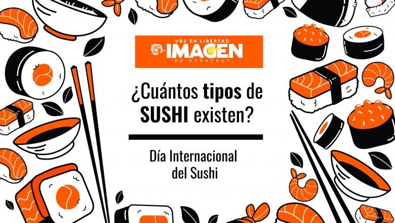 ¿Cuántos tipos de sushi existen y cómo reconocerlos?