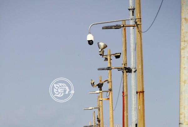 Inservibles, cámaras instaladas por Yunes en malecón de Coatzacoalcos