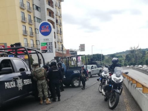 Un herido y 2 detenidos  en intento de asalto en Xalapa