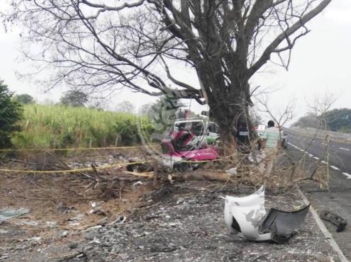 Muere taxista de la CDMX en accidente sobre La Tinaja-Cosamaloapan