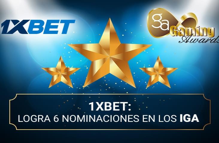 1xBet logra 6 nominaciones en los International Gaming Awards