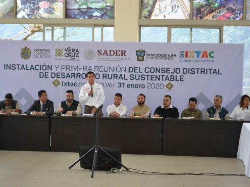 Efectúan Consejo Distrital de Desarrollo Sustentable en Ixtaczoquitlán