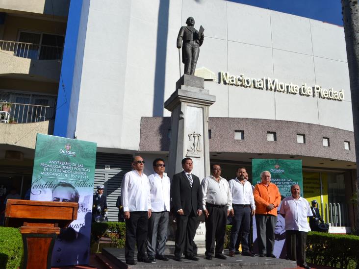 Conmemoran en Orizaba promulgación de la Constitución de 1857 y 1917