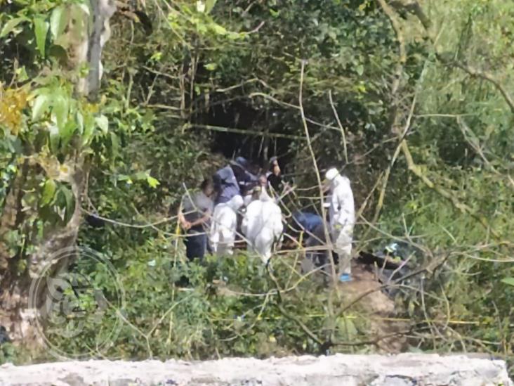 En Huiloapan exploran una posible fosa clandestina