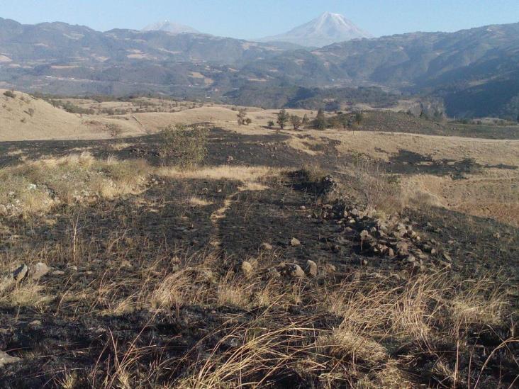 Talamontes habrían causado incendio en el Pico de Orizaba