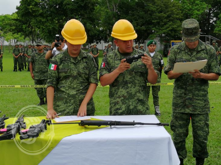 Activará Sedena programa de canje de armas en el norte de Veracruz