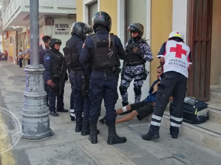 Atrapan a sujeto por violento asalto en Veracruz