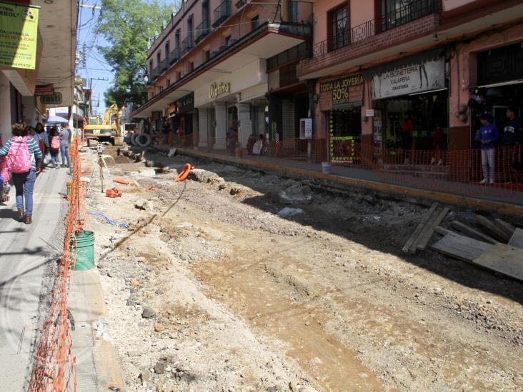 Tardanza en obras en avenida Revolución afecta a comercios xalapeños: Canaco