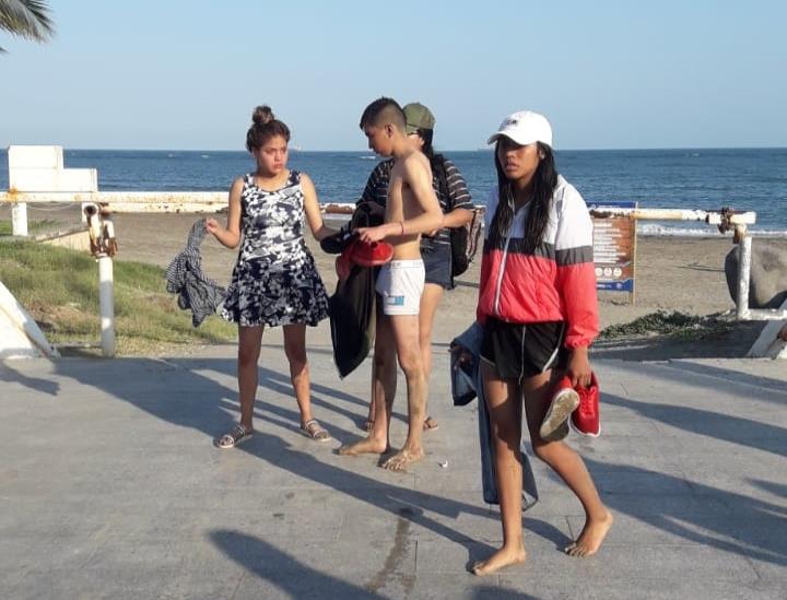 Guardavidas rescatan a turista en playas boqueñas