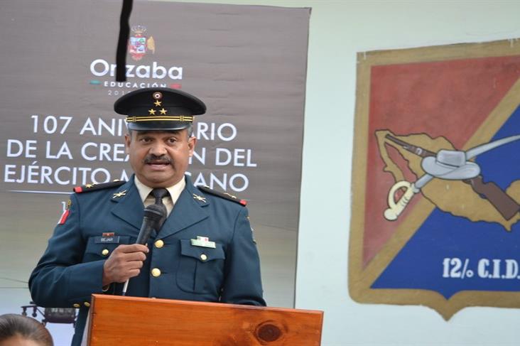 Conmemoran en cuartel de Orizaba el Día del Ejército Mexicano