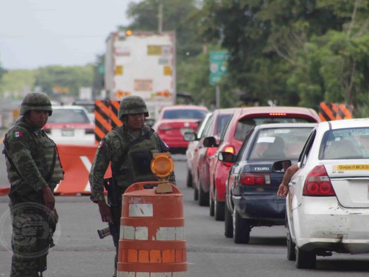 Bajo control militar, vigilancia de carreteras y aeropuertos en Veracruz y 11 estados