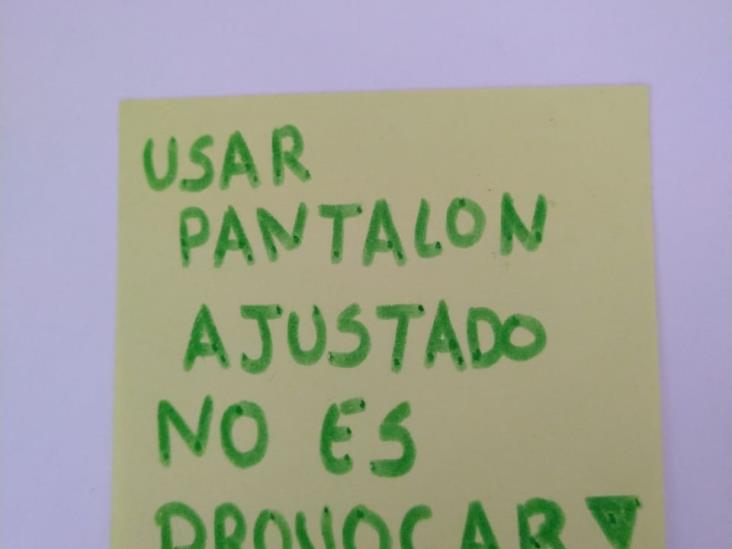 Alumnas del Bachillerato Vespertino se manifiestan contra acoso escolar