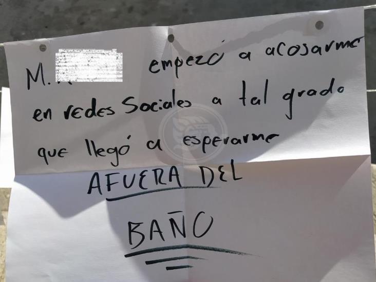 Denuncian acoso mediante ‘tendedero’ en UV de Mendoza