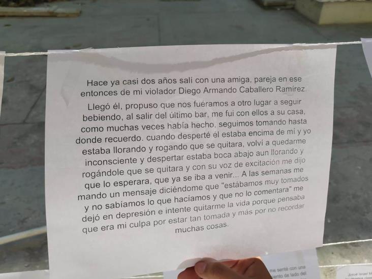 Denuncian acoso mediante ‘tendedero’ en UV de Mendoza