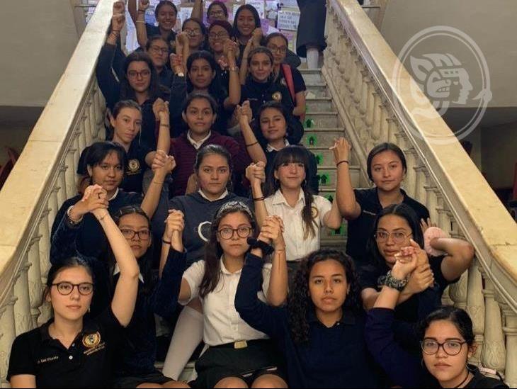 Estudiantes de Colegio de Bachilleres de Veracruz y del CETMAR alzan la voz en contra de acoso sexual