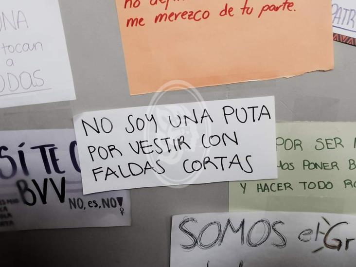 Estudiantes de Colegio de Bachilleres de Veracruz y del CETMAR alzan la voz en contra de acoso sexual