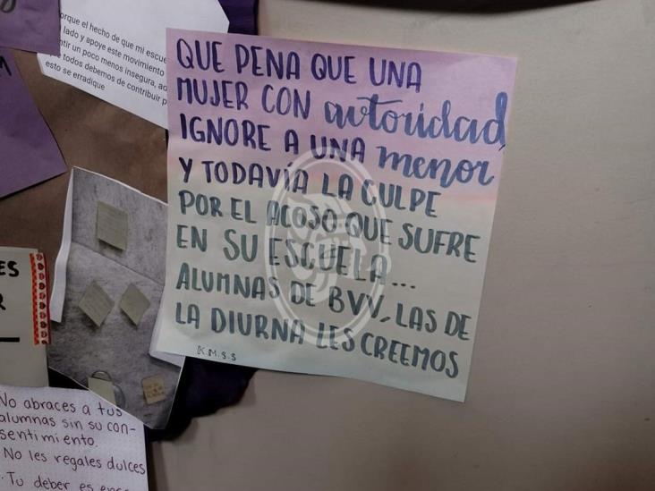 Estudiantes de Colegio de Bachilleres de Veracruz y del CETMAR alzan la voz en contra de acoso sexual