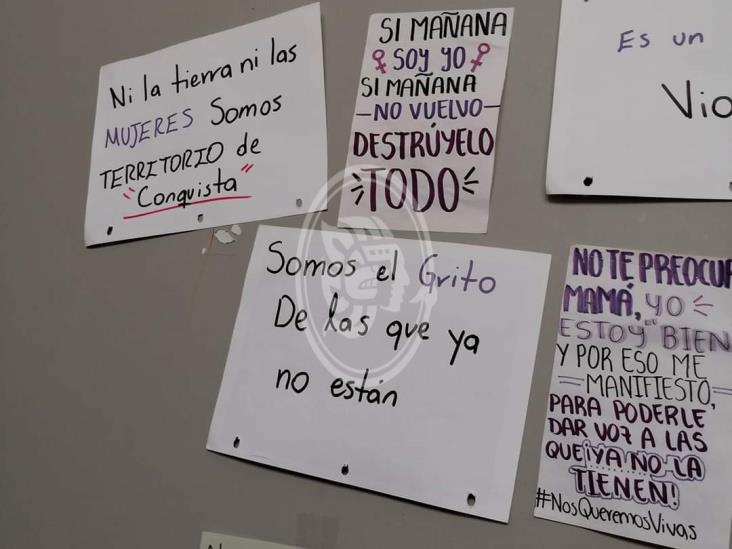 Estudiantes de Colegio de Bachilleres de Veracruz y del CETMAR alzan la voz en contra de acoso sexual