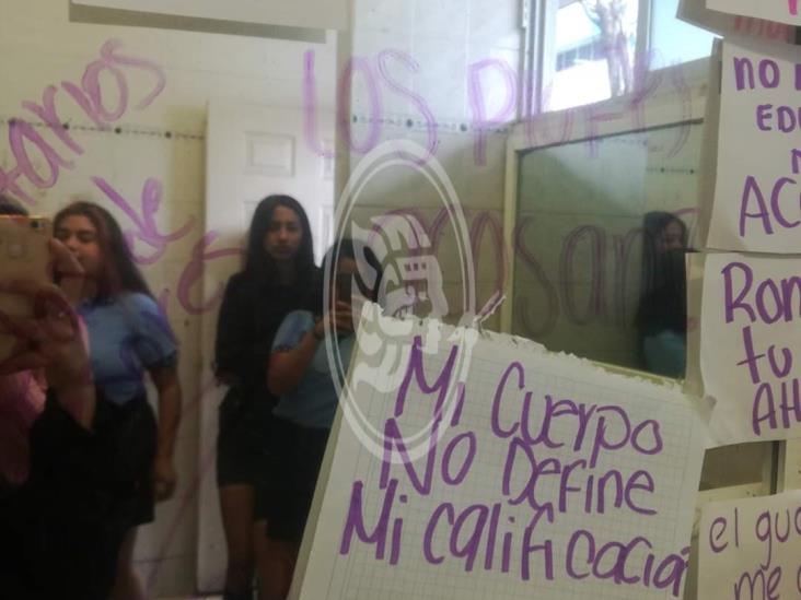 Estudiantes de Colegio de Bachilleres de Veracruz y del CETMAR alzan la voz en contra de acoso sexual