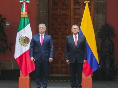 Presidente de Colombia realiza visita oficial a México