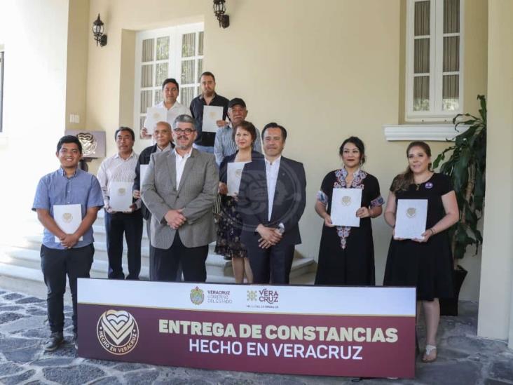 Entrega gobernador a empresas la certificación de marca “Hecho en Veracruz”