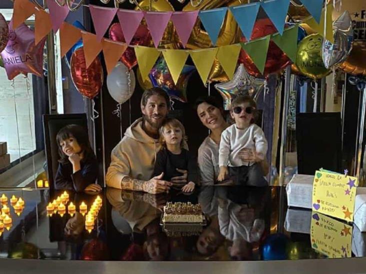 Sergio Ramos celebra su cumpleaños en casa