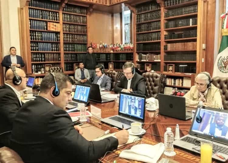 Efectúa Gobierno de México reunión virtual con jefa de gobierno y gobernadores