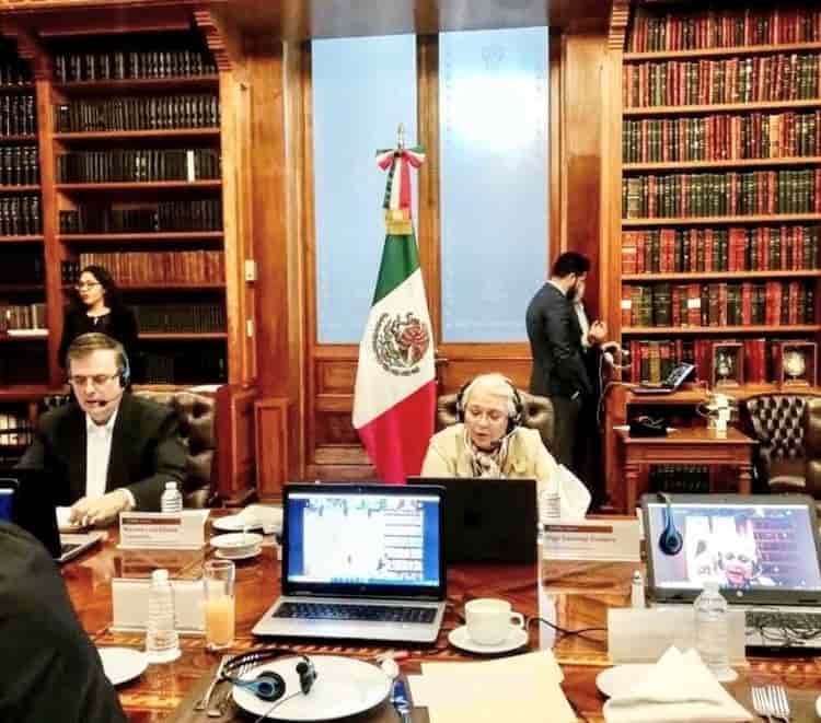 Efectúa Gobierno de México reunión virtual con jefa de gobierno y gobernadores