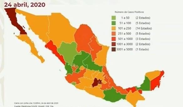 COVID-19 en México: mil 221 muertos y 12 mil 872 contagios