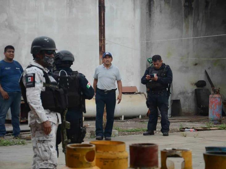 Soldador resulta herido luego de que tanque de gas explotara en Veracruz