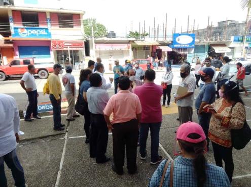 Protesta Resistencia civil contra CFE Minatitlán